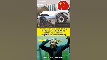 China’s Self-Driving Tractor: Farming Revolution! 🚜✨