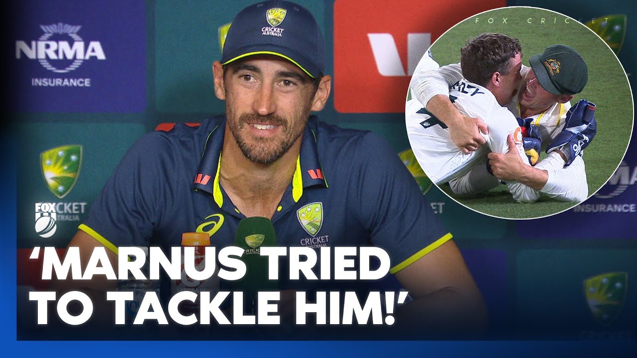 'Lucky Alex has played AFL!' 😅 Starc talks stellar Carey catch & 'tough' Lyon call | Fox Cricket