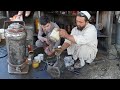 Amazing Restoration of 50Ton  Hydraulic jack After 15 Years | How to Repair Giant Truck Jack |