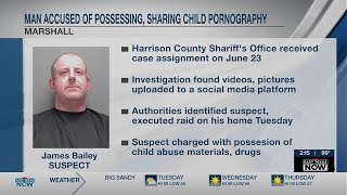 Marshall man accused of possessing, uploading child pornography to social media