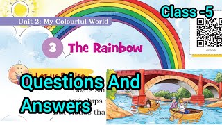 The Rainbow | Class-5 | Chapter-3 | Unit-2 | My Colourful World | English | Ncert | Cbse | Santoor 