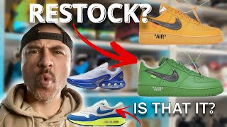 Nike Off White AF1 RESTOCK?! Nike Air Max Day looking AVG!