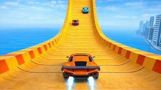 Impossible Sky Track Gameplay, Superhero Car Stunt Mega Ramps 🚗🔥  screenshot 3