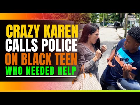 Crazy Karen Calls Police on Black Teenager Who Needed Help. Teen Gets Last Laugh.