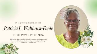 Celebrating the life of Patricia L. Walthrust-Forde