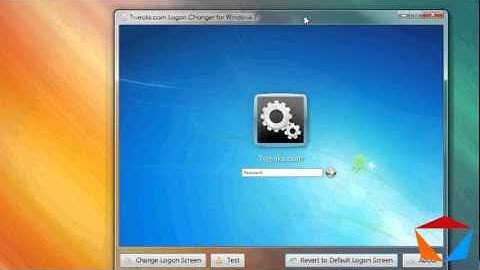 How To Change Windows 7 Logon Screen