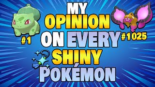 So I Rated EVERY Shiny Pokémon...