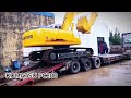 Komatsu PC200 and Sumitomo SH200 Excavator Being Loaded for Export to Turkey
