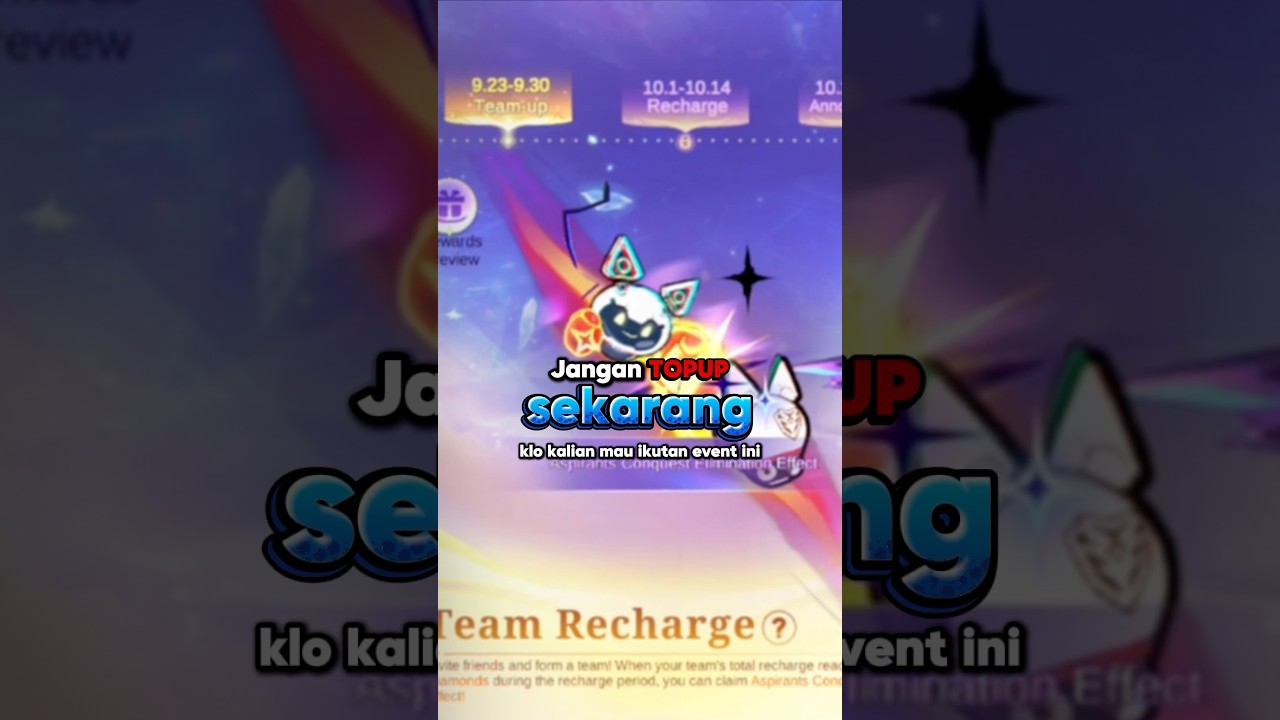 Jangan topup sekarang klo ikut event ini 