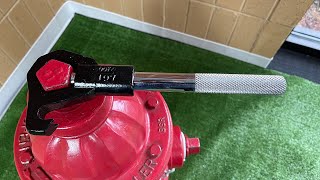 Single Head Short Adjustable Hydrant Wrench