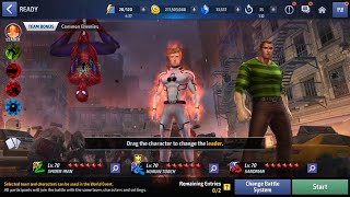 Human torch,sandman,spider man ...