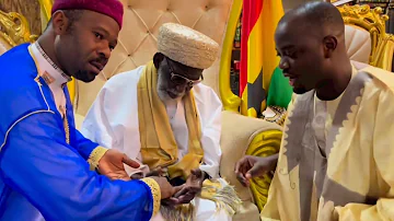 SHEIK JAMIU AMI OLOHUN PAY SURPRISE VISIT TO 103 YEARS OLD IMAM OF CHANA IN HIS RESIDENT AT ACCRA