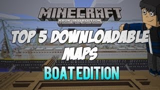 Minecraft Xbox 360 - Top 5 Downloadable Maps: Boat Edition (w/ Downloads)