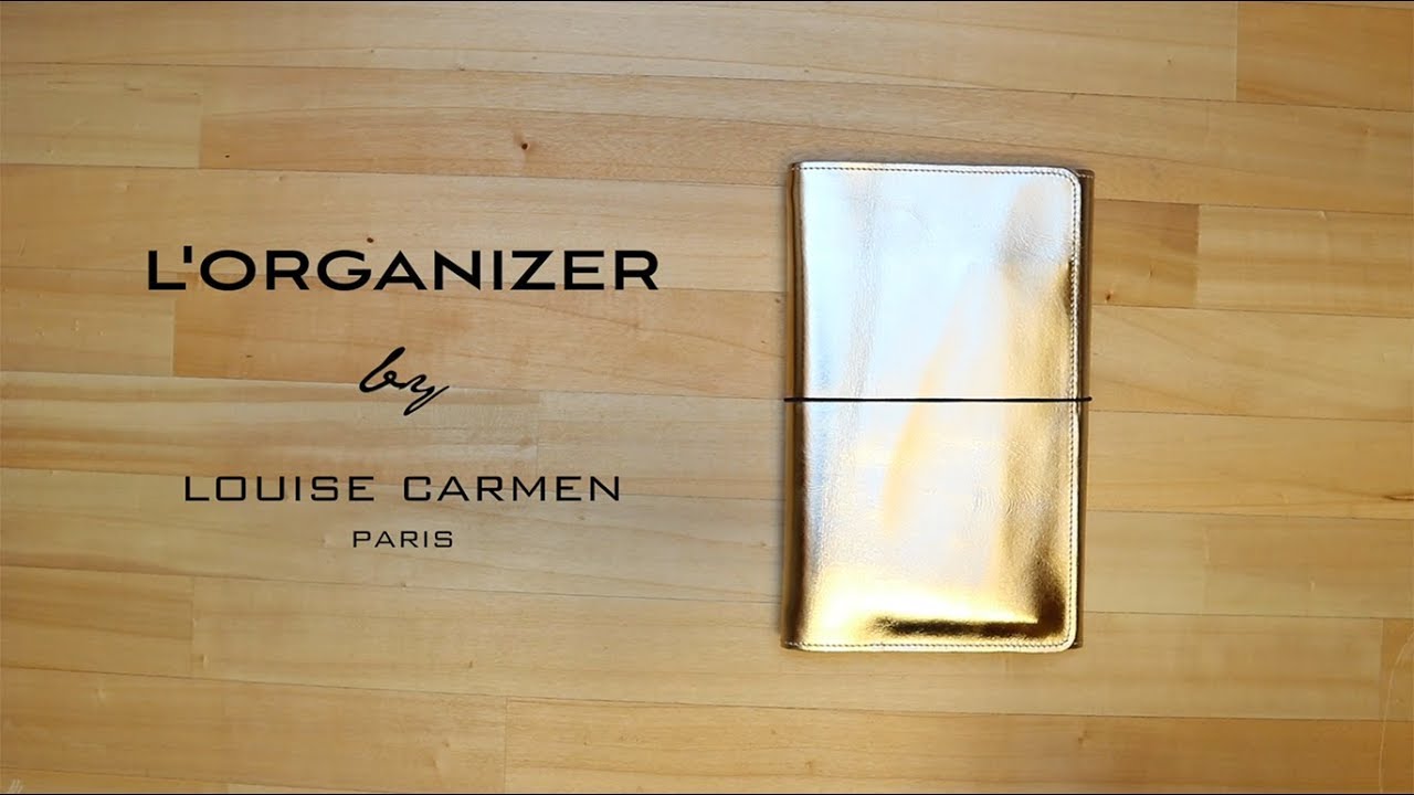 Carnet Organizer en cuir héritage – Louise Carmen