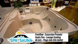 Freeflow Excursion Premier Hot Tub | Freeflow Spas' new line of Premier hot tubs on sale!