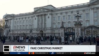 Fake Christmas Market at Buckingham Palace