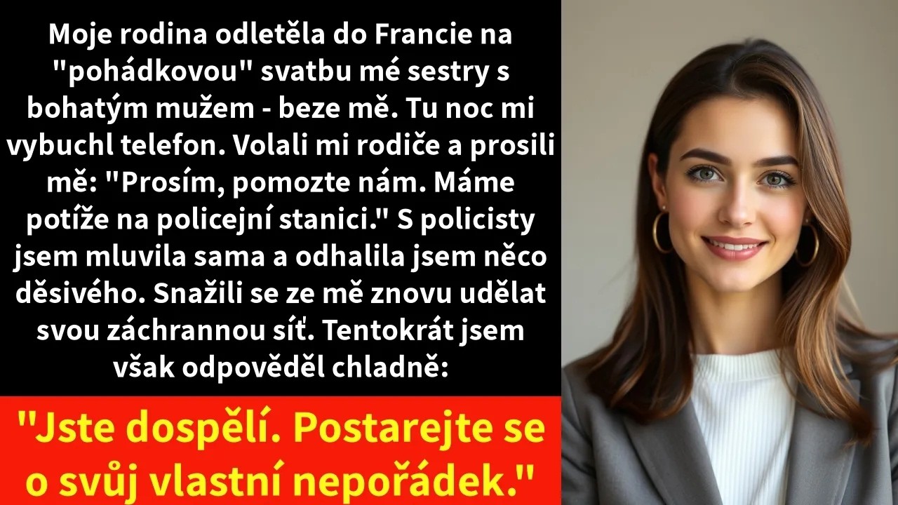 Otevřela jsem notebook, když mi přišla zpráva z půjčovny: historické auto na pozemku nabouralo kašnu a přijela policie. Otec hned volal, ať odletím do Francie a podepíšu, co je potřeba. „Do...
