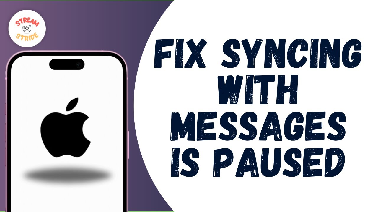 HOW TO FIX SYNCING WITH MESSAGES IS PAUSED ON IPHONE - YouTube