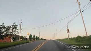 Driving from Elysburg to Catawissa, Pennsylvania