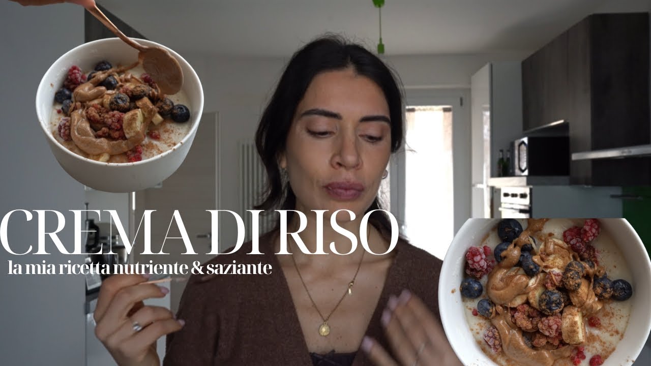 Crema di riso  — la mia ricetta nutriente & saziante