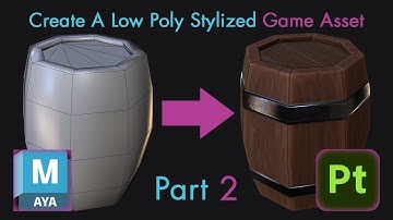 Creating A Low Poly Stylized Game Asset Part 2: UV Unwrap & Explode Baking in Substance Painter