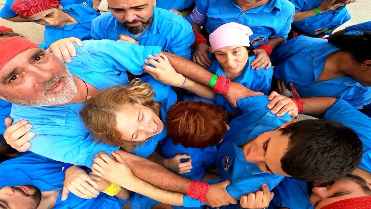 Castellers del Foix de Cubelles - Resum de l'actuació a Montserrat (juliol 2025)
