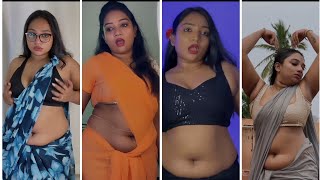 South Indian Curvy Girl Chubby Belly Deep Navel Dancing Queen