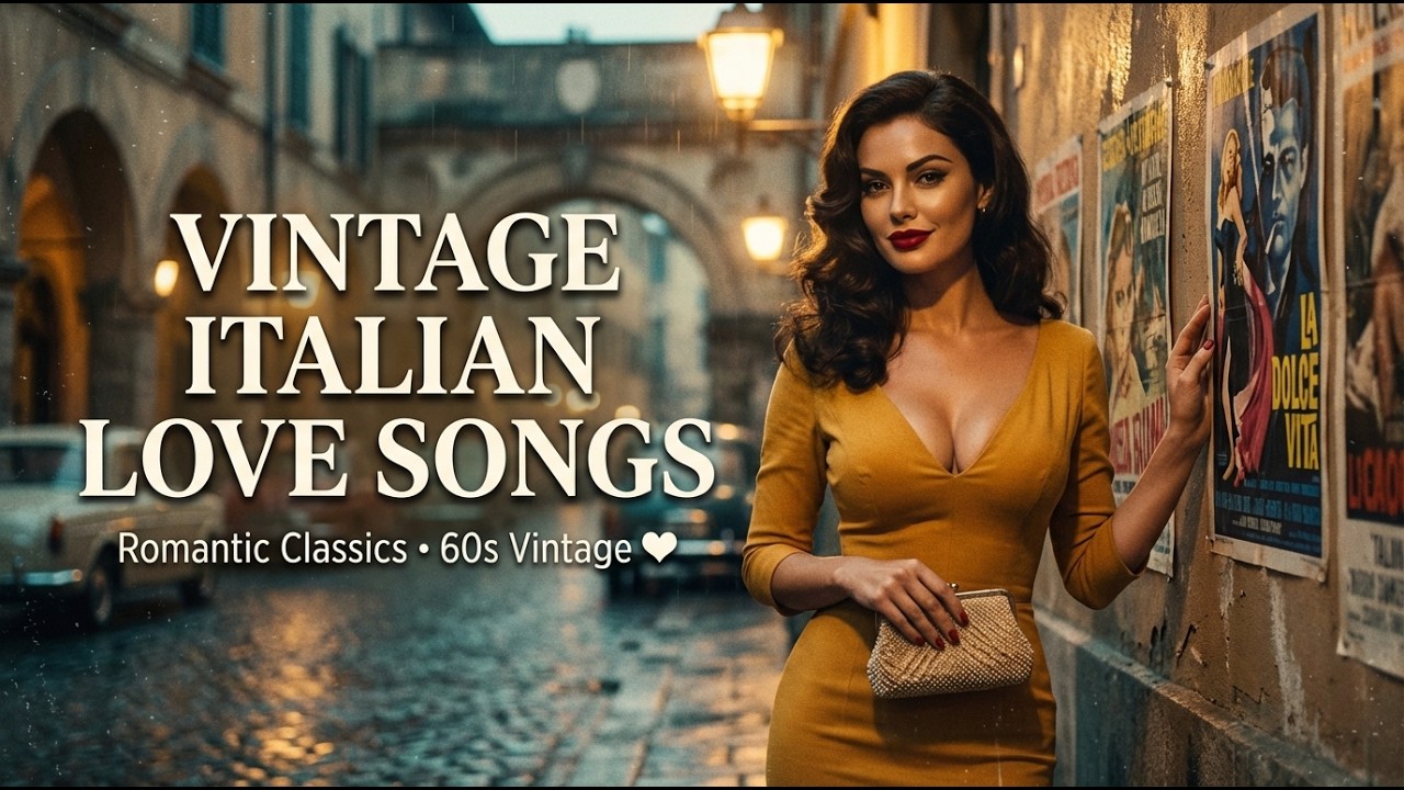 Cinematic Italian Love Songs ✨ | La Dolce Vita Vintage Playlist (50s–60s)