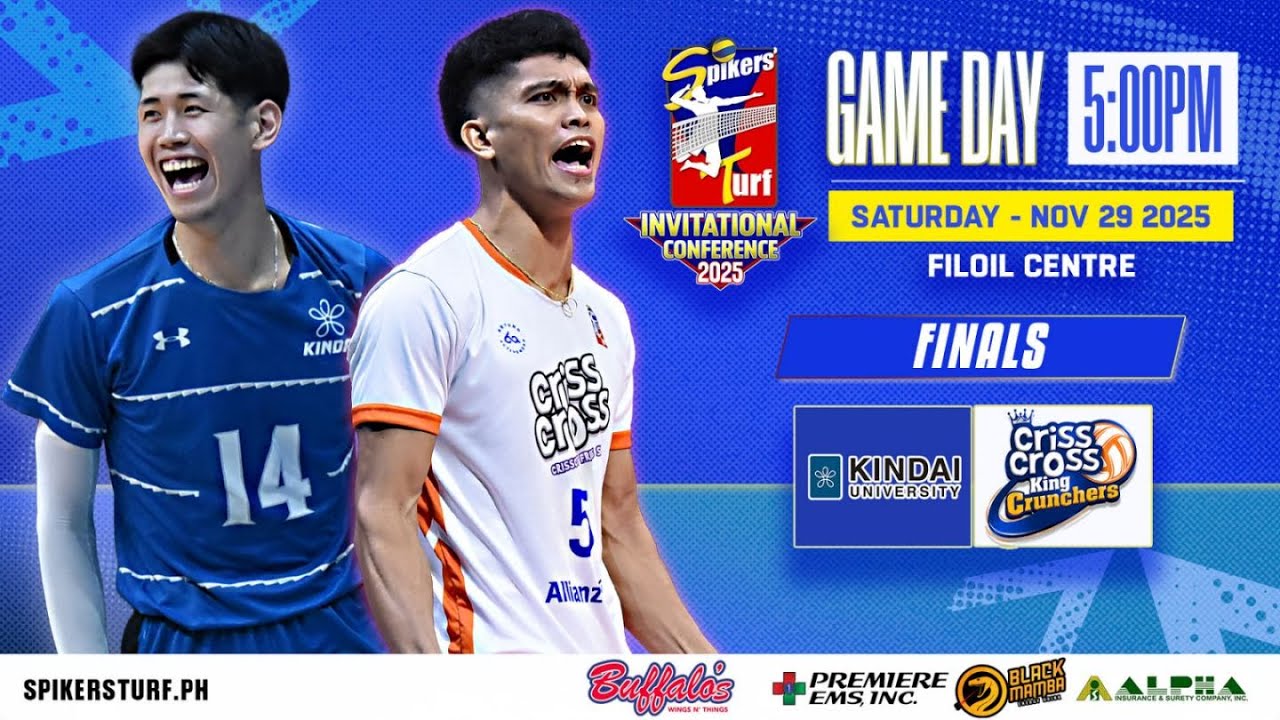 KINDAI vs. CRISS CROSS - Full Match | Finals | 2025 Spikers' Turf Invitational Conference