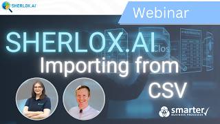 SBPxSherlox - Importing data from CSV Webinar