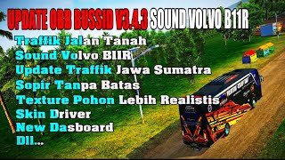 BUSSID V3.4.3 OBB SOUND VOLVO B11R TRAFFIK JALAN TANAH • TEXTURE HD