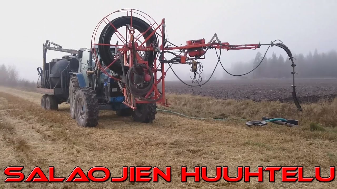 Salaojien huuhtelua - Muwex