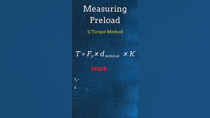How to Apply Correct Preload to Bolted Joint