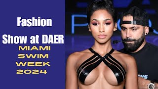 Miami Art Body Tape 2023 4K Fashion Show At Daer Models Wear Nothing But Tape - Black Tape Chic