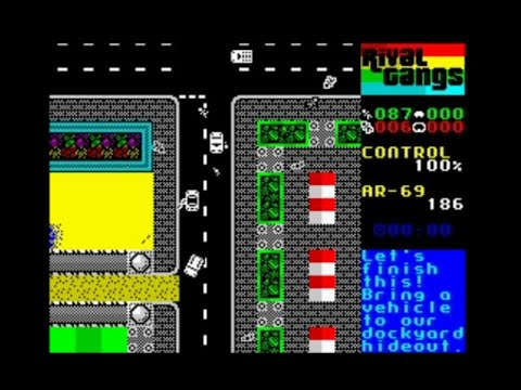 Rival Gangs 128k (2021) Walkthrough + Review, ZX Spectrum - YouTube