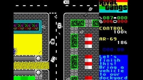 Rival Gangs 128k (2021) Walkthrough + Review, ZX Spectrum