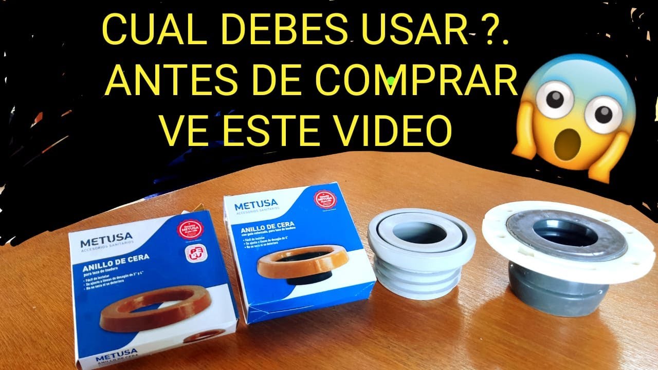 Tipos de sellos para inodoros ¿ cual debes usar ?