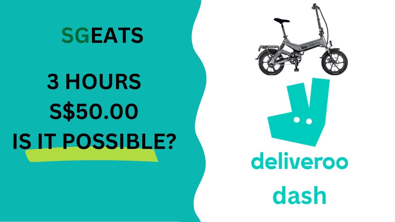 DELIVEROO DASH - Season 4 Episode 2 - My Attempt to EARN S$50 in 3