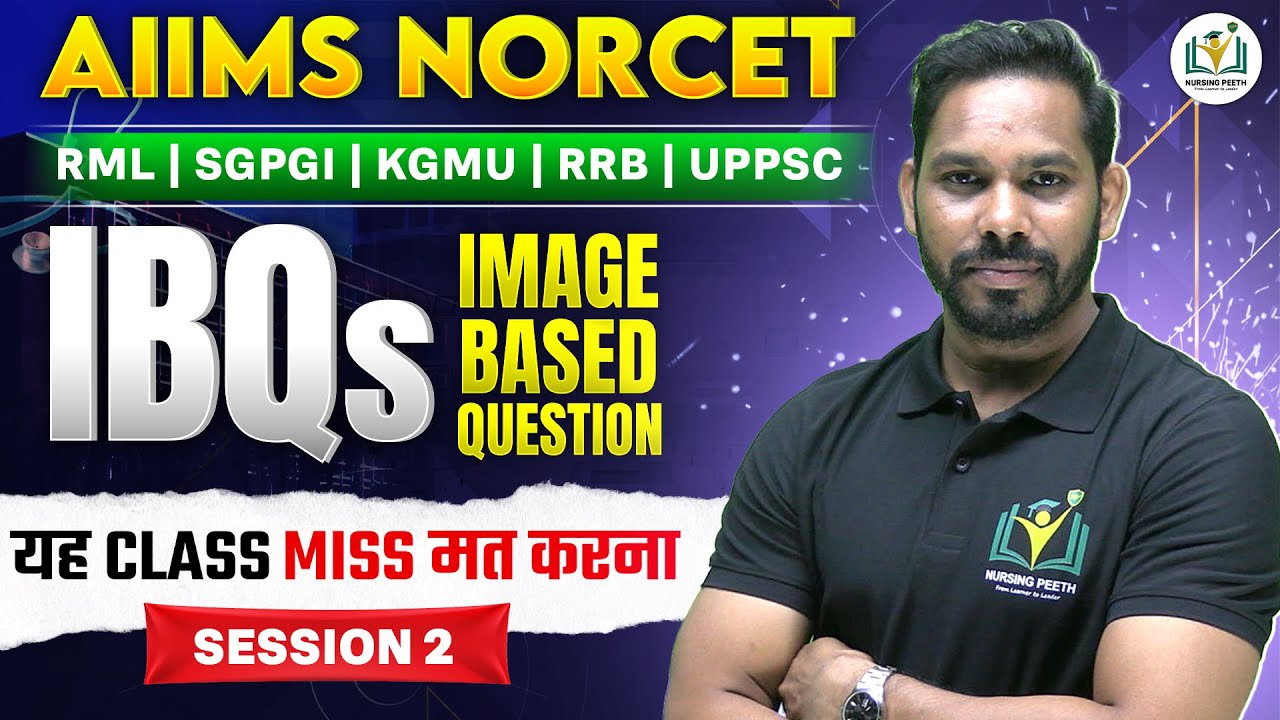 🚨 Most Expected Image Based MCQs LIVE | NORCET 2026 | Manveer Sir | MAHASUNDAY Nursing Peeth