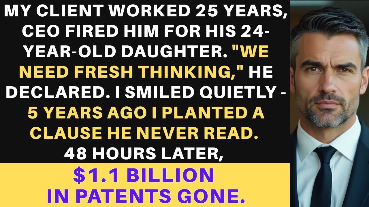 CEO's Fatal Mistake Replacing My Client With His Gen Z Daughter—The Clause That Ended Everything.