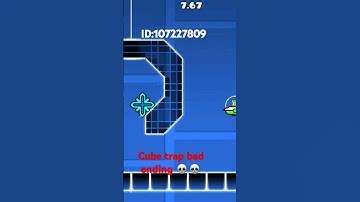 Cube trap the bad ending 💀💀#gd#geometrydash