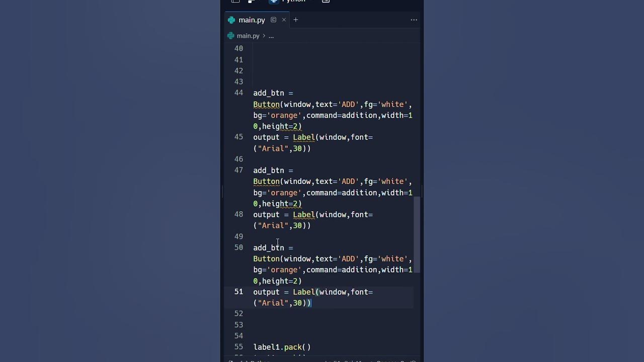 how to make a simple calculator using python #python #pythonprogramming ...