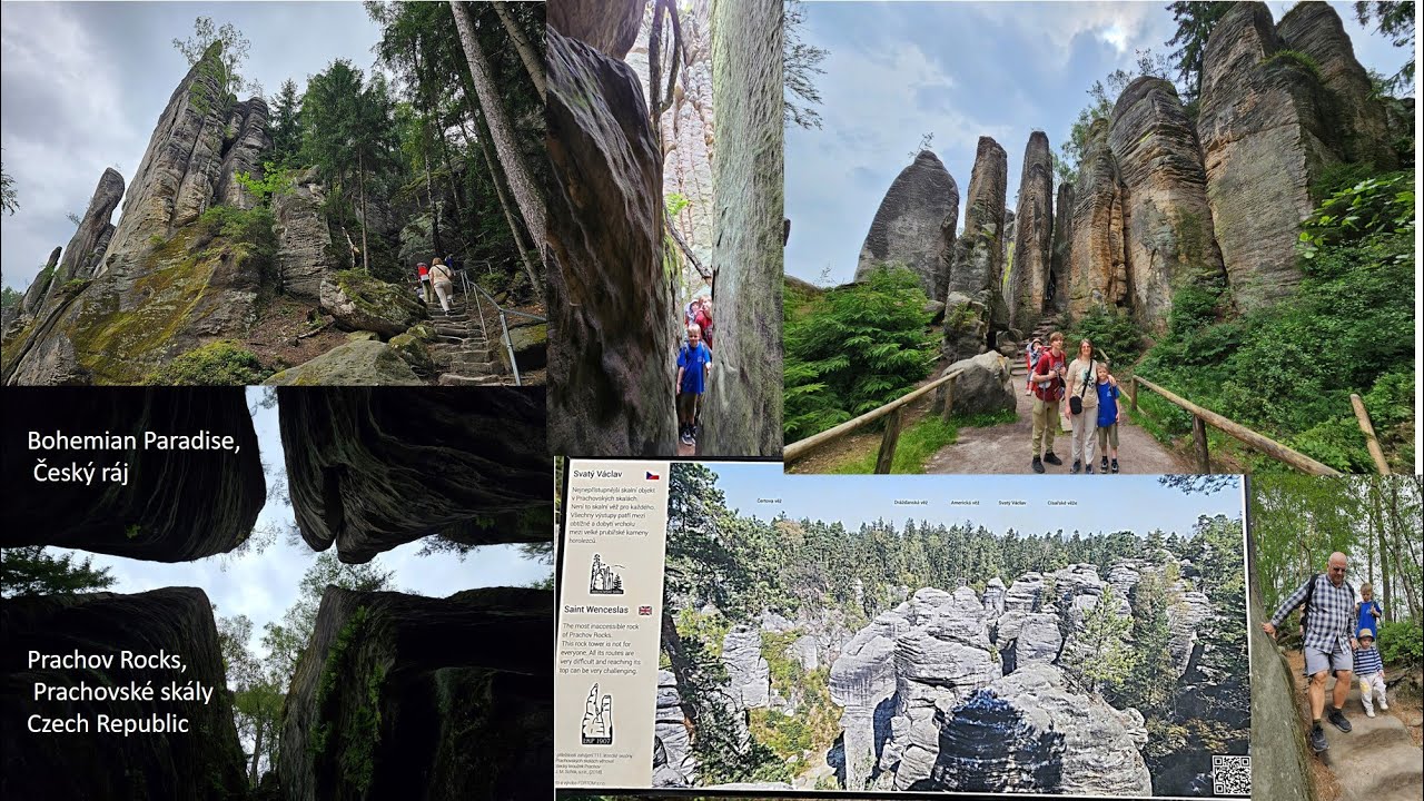 Prachov Rocks in Bohemian Paradise or Český ráj in Czech