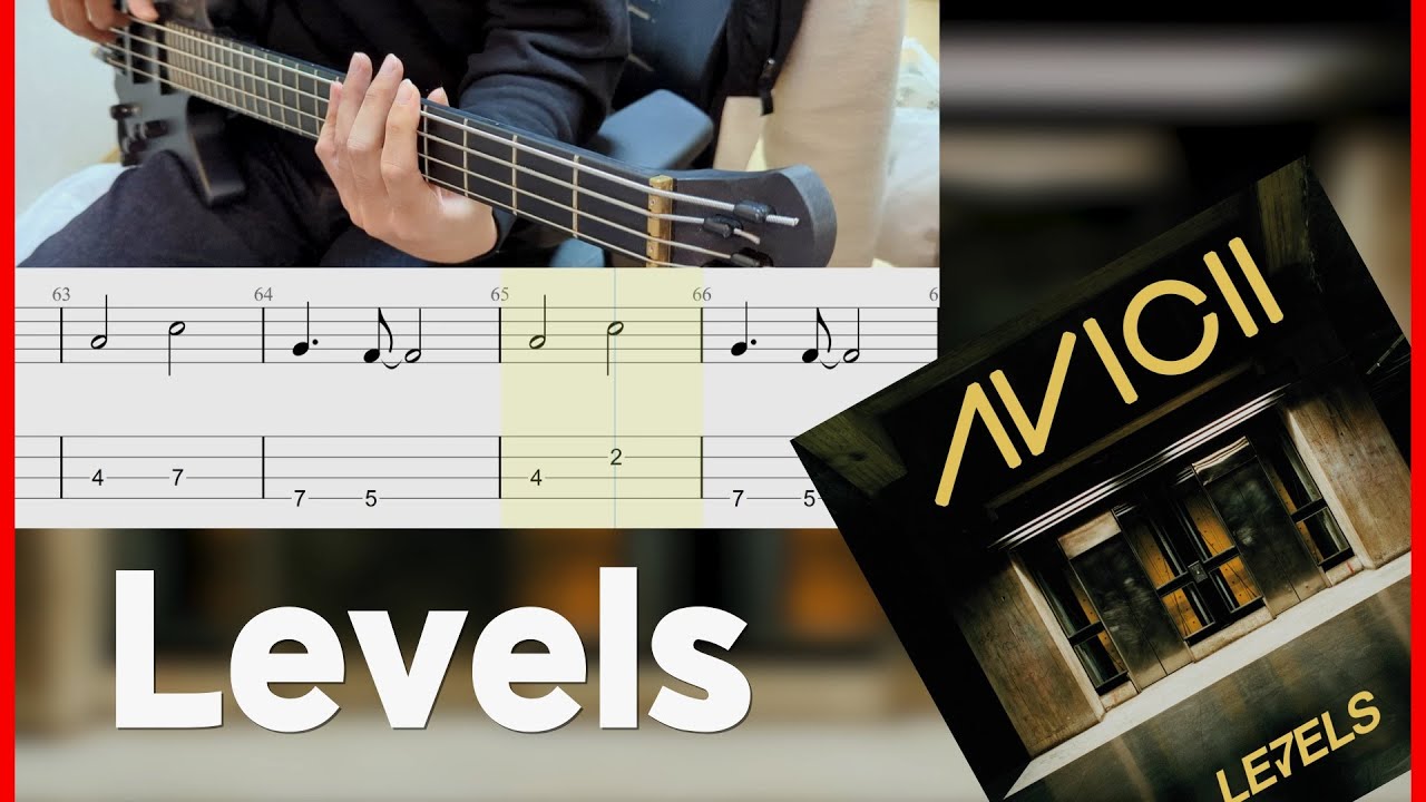 Avicii Levels [Bass cover] (+Tab) YouTube