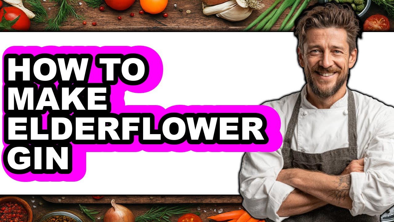 How To Make Elderflower Gin (Easy Method)