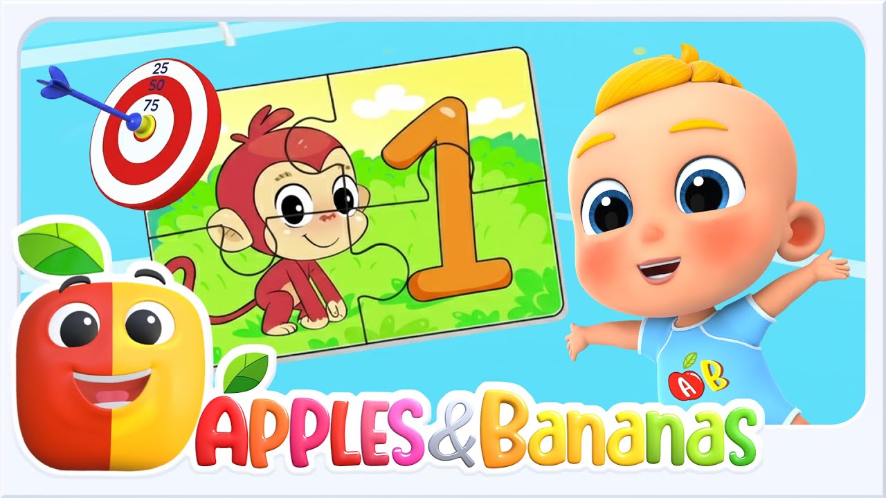 Apples and Bananas Learning App, Kids with Interactive Games and Many More