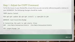 Load Static Files in Spring Boot with Docker on AWS