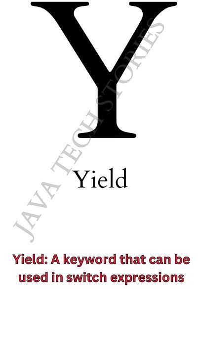 Yield in Java - YouTube