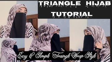 Triangle Wrap Hijab Tutorial | New Hijab Tutorial | Triangle Hijab Style |