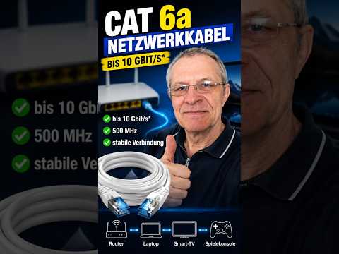 1aTTack.de CAT 6a Netzwerkkabel 10 m Test – SFTP Ethernet Kabel bis 10 Gbit/s Video